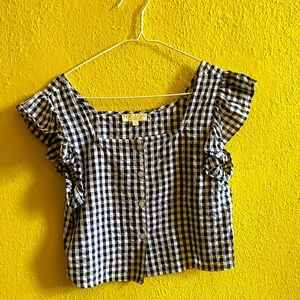 Gingham Crop Top•Rebellion Again